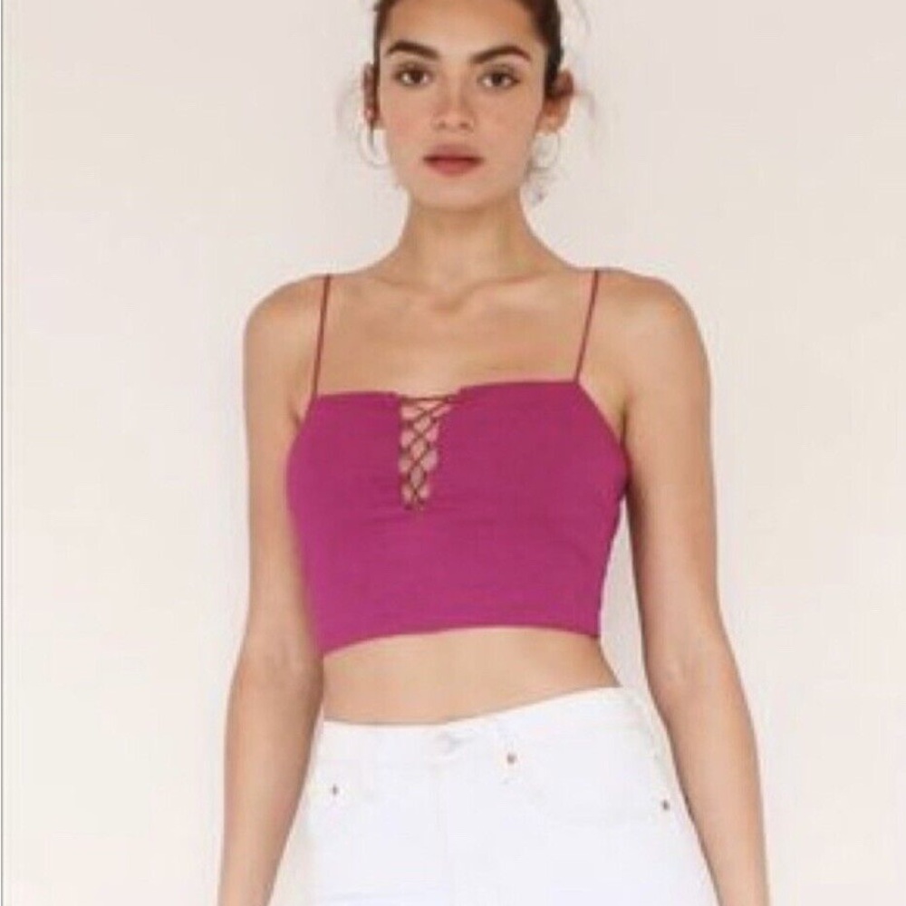 Free People Intimately Lola Crop Top Cami